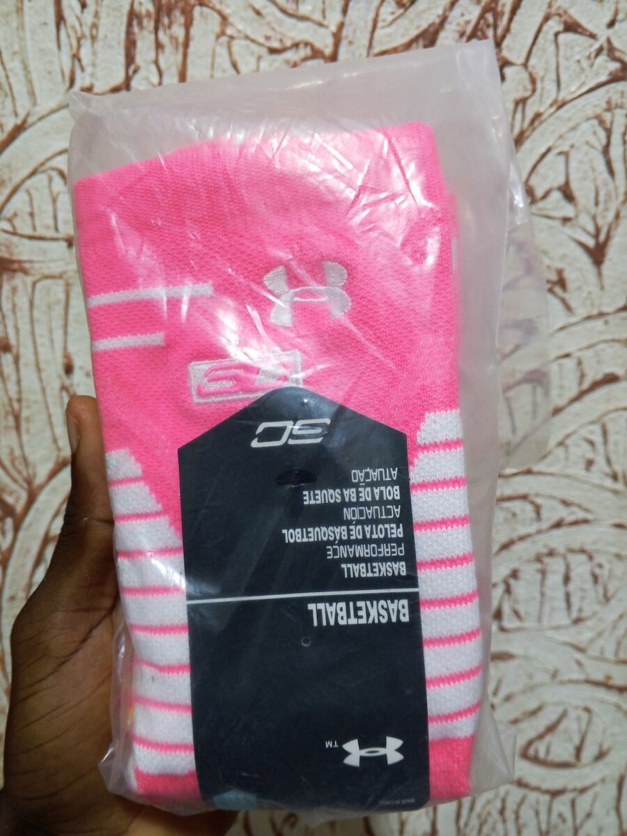 Chaussettes de Basket Performances Rose