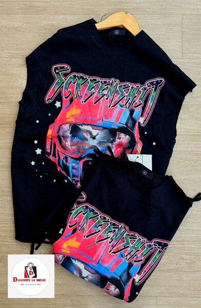 T-shirt graphique style rétro