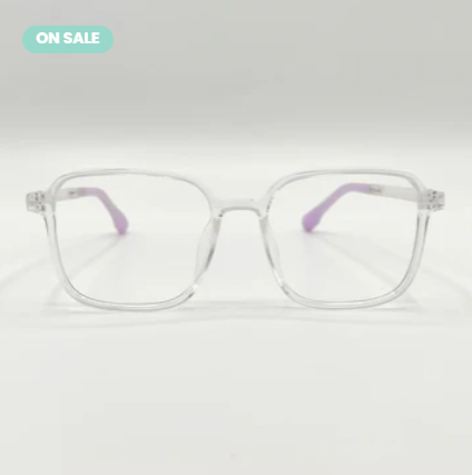 Transparent Purple Grip frame For Girls