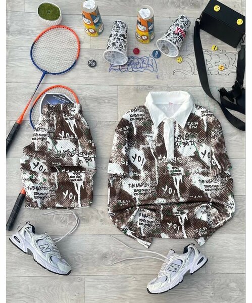 Ensemble Chemise Imprimée