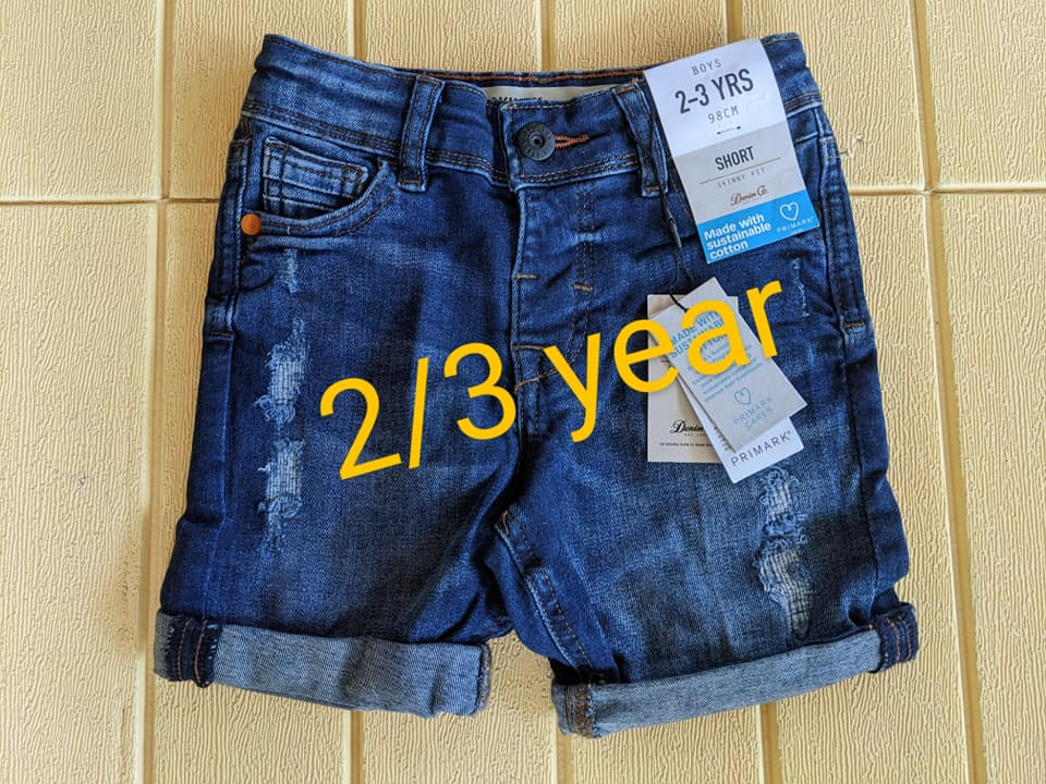 KIDS DENIM SHORTS