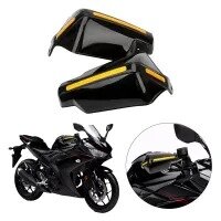 Universal Motorcycle Reflective Hand Protector Handguards Handlebar Protection Windproof Hand Guard Gear Motorbike Accessories