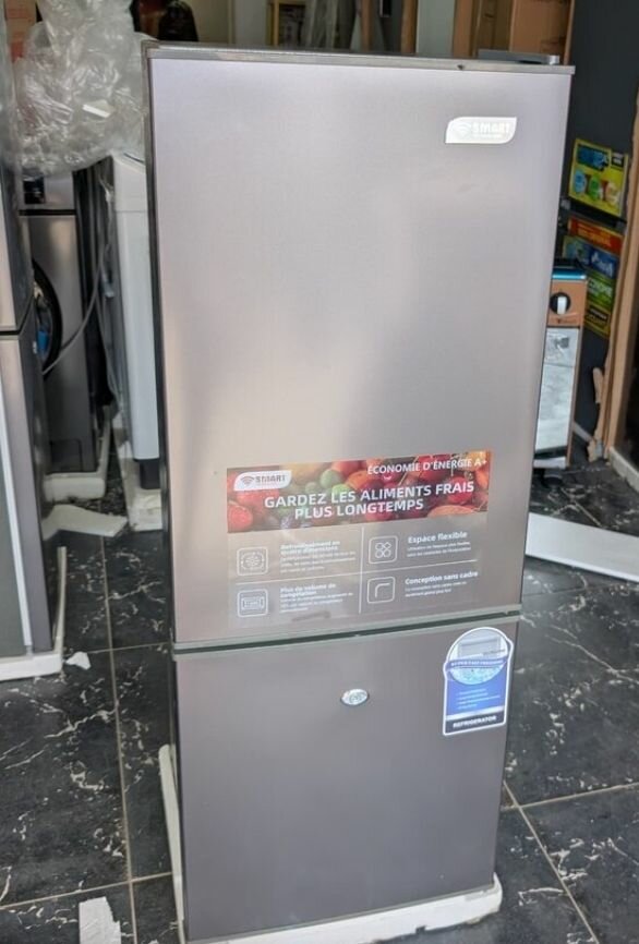 Réfrigérateur combiné inox