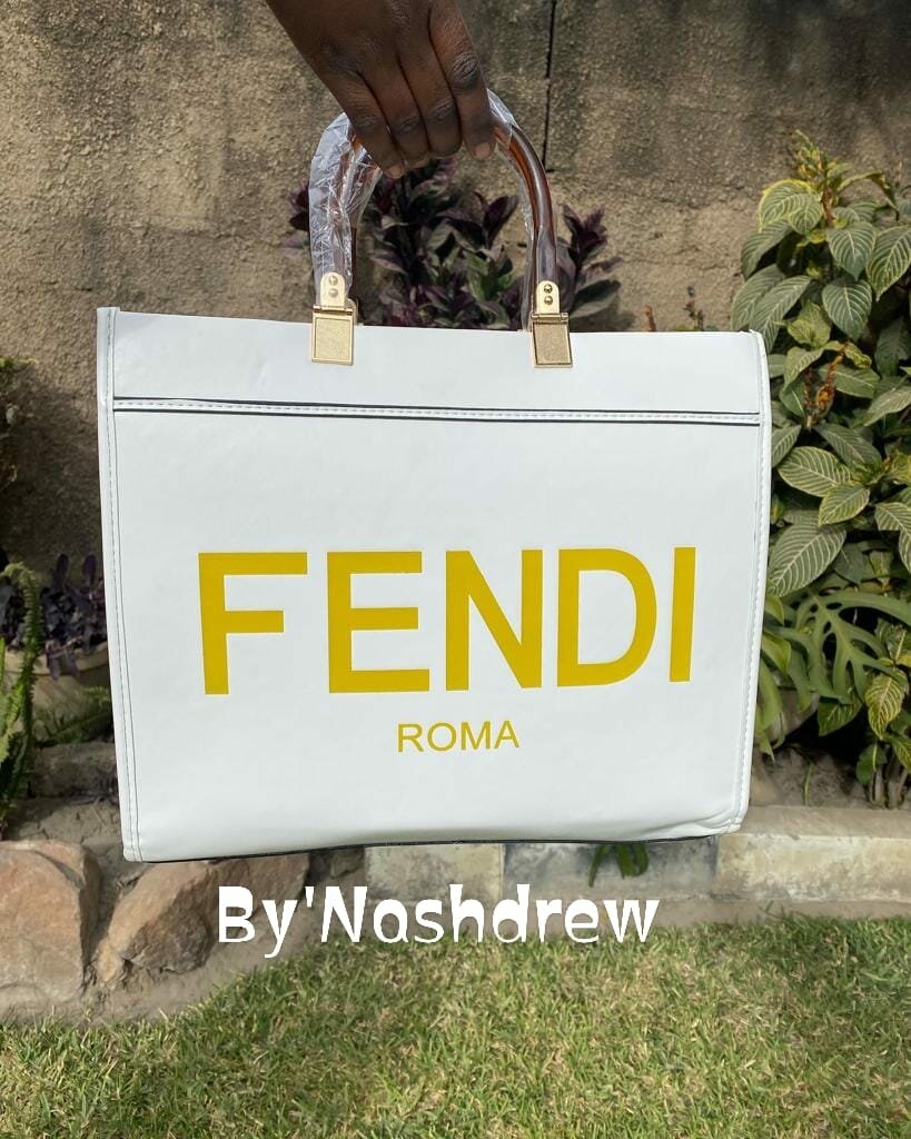 Women's White Fendi Roma Bag