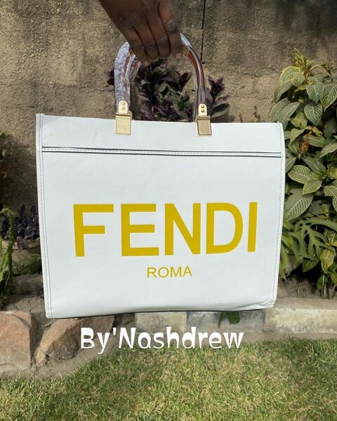 Women's White Fendi Roma Bag