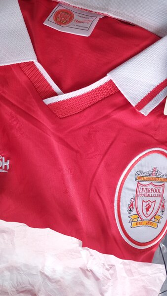 Liverpool 1996/8 home jersey