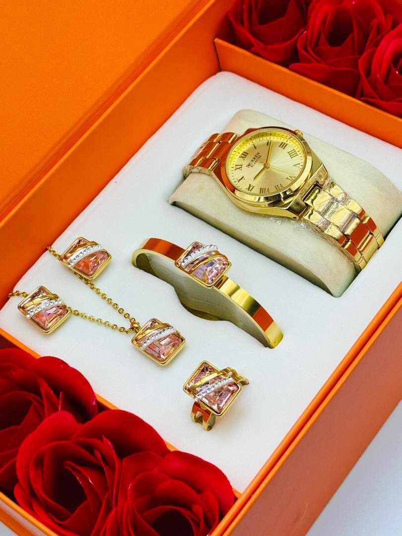 Coffret montres et bijoux élégants