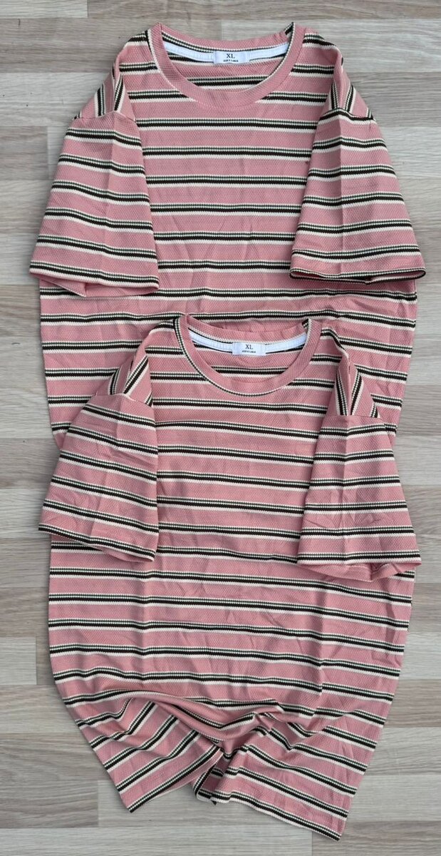 T-shirts assortis rayés