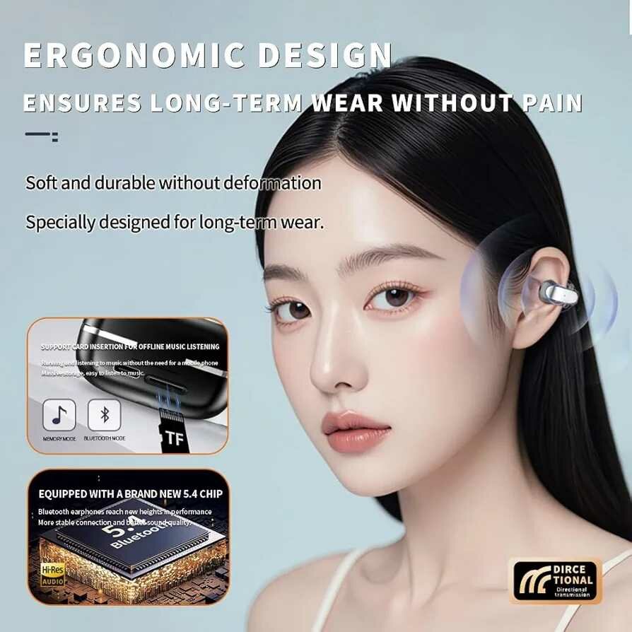 Écouteurs Bluetooth ergonomiques