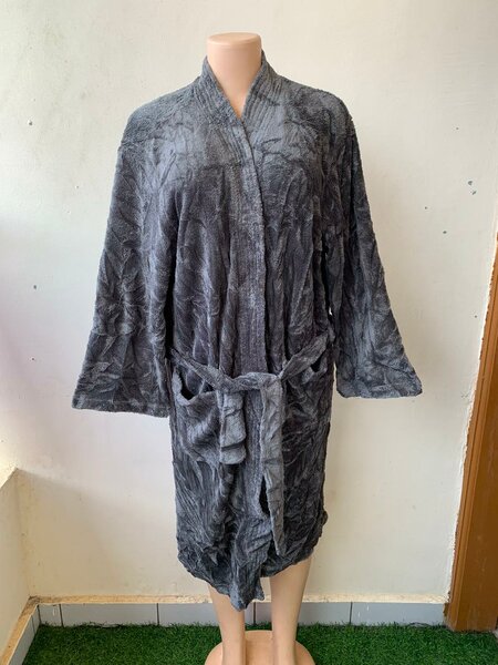 Peignoir Adulte gris