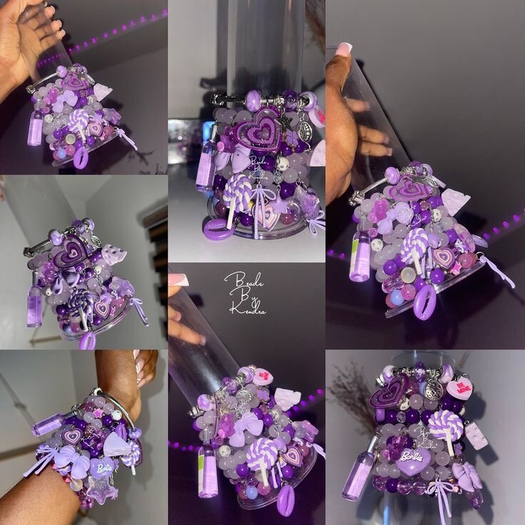 Bracelets perlés colorés