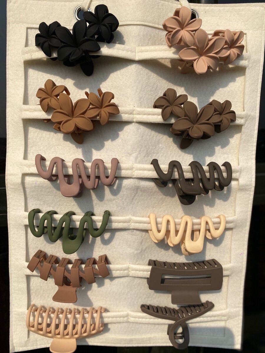 Pinces à cheveux ondulées