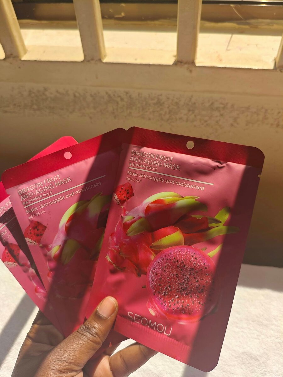 DRAGON FRUIT ANTI-AGING MASK Face mask 10 pieces