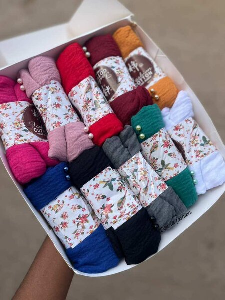 Box voile en cotton
