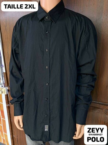 Chemise homme manches longues