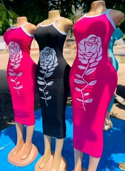 Robe longue à fleur élégante