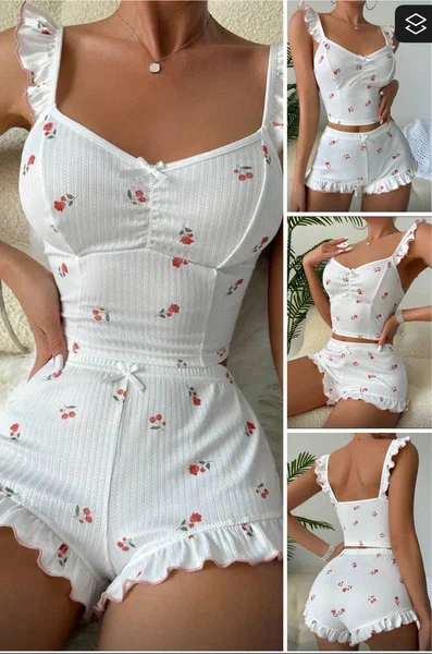 Pyjama féminin en coton doux