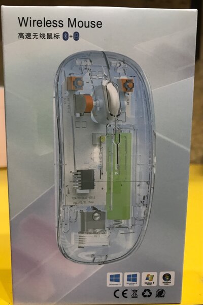 Rechargeable wireless Mouse/Transparent wireless mouse