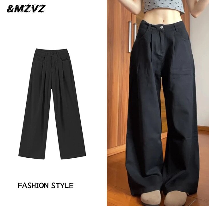 Штаны бегги джинс