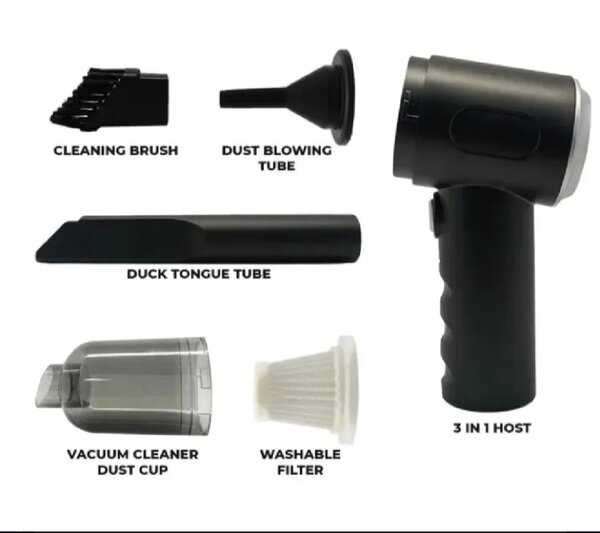 Powerful 3-in-1 Cordless Handheld Vacuum Cleaner