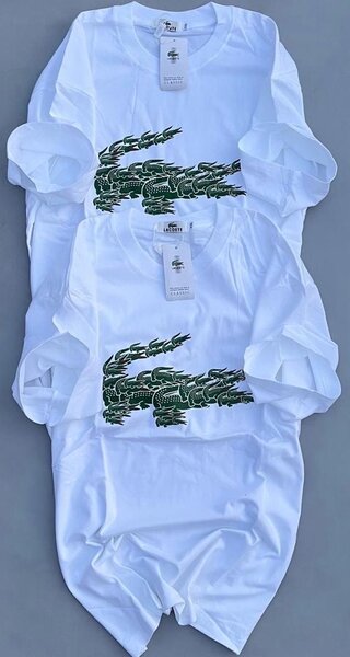 T-Shirt Lacoste Blanc Unisexe
