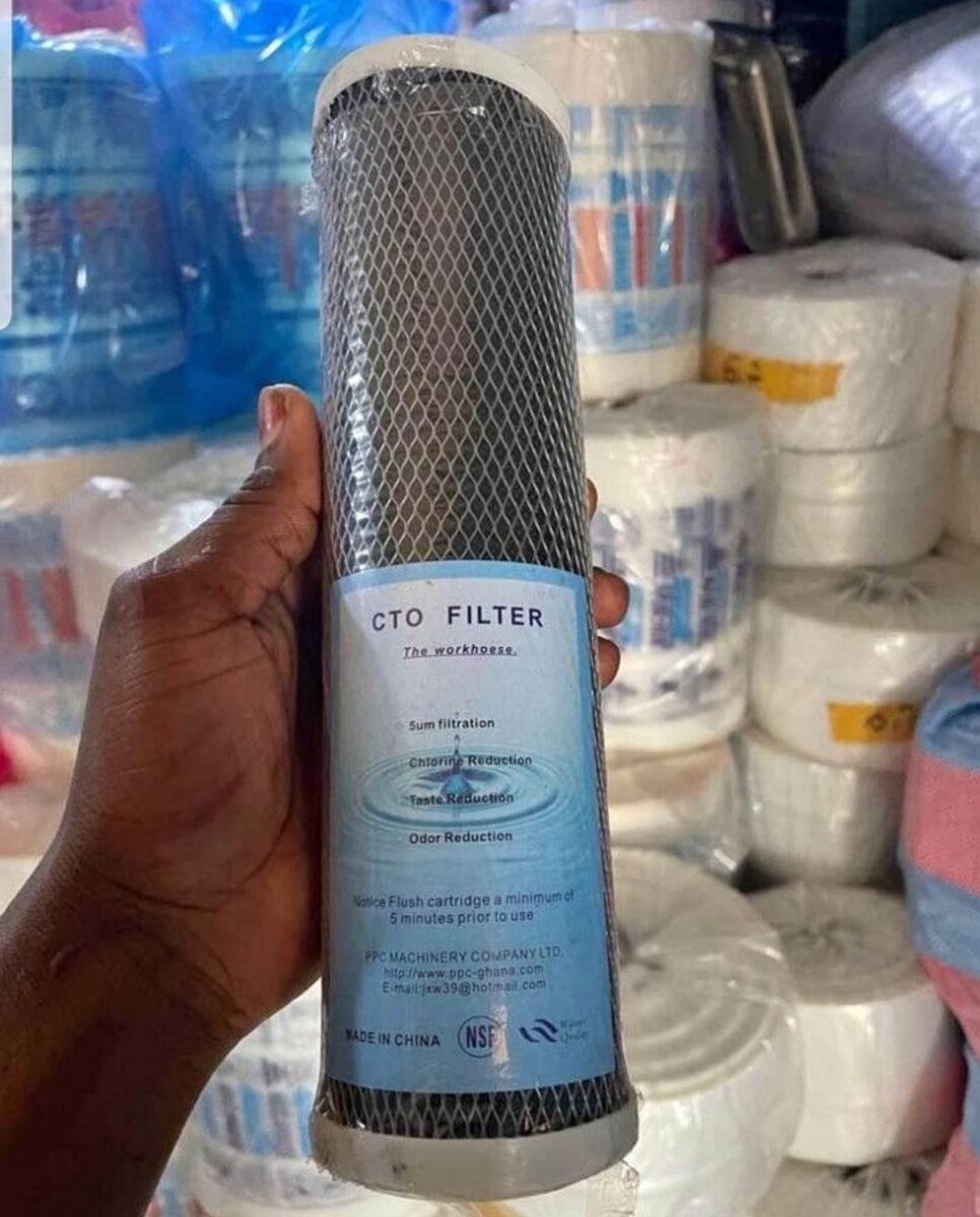 Filtres à eau UDF et CTO