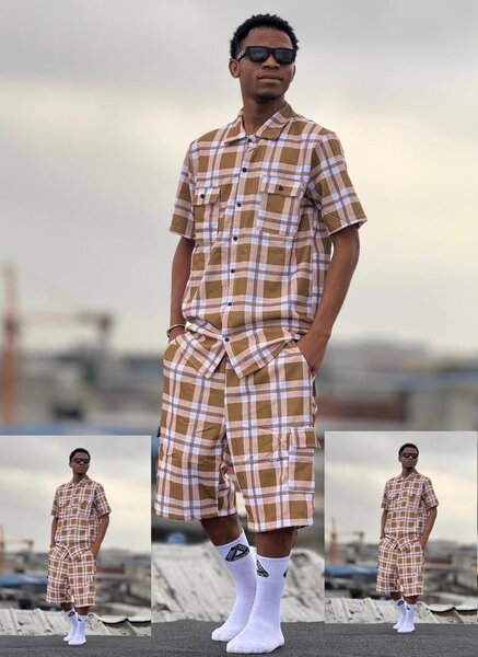 Ensemble Tartan Homme Été