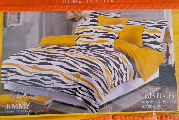 2 draps 2 taies d'oreillers