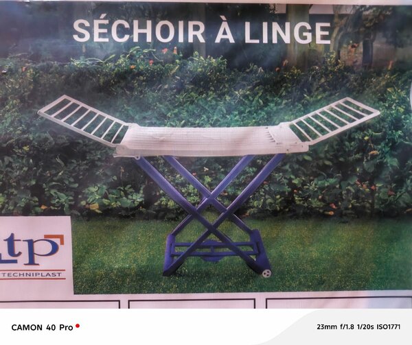 Séchoir à Linge Pliable