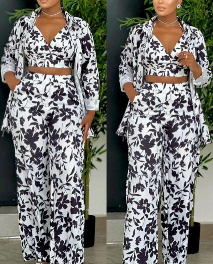 Ensemble floral élégant