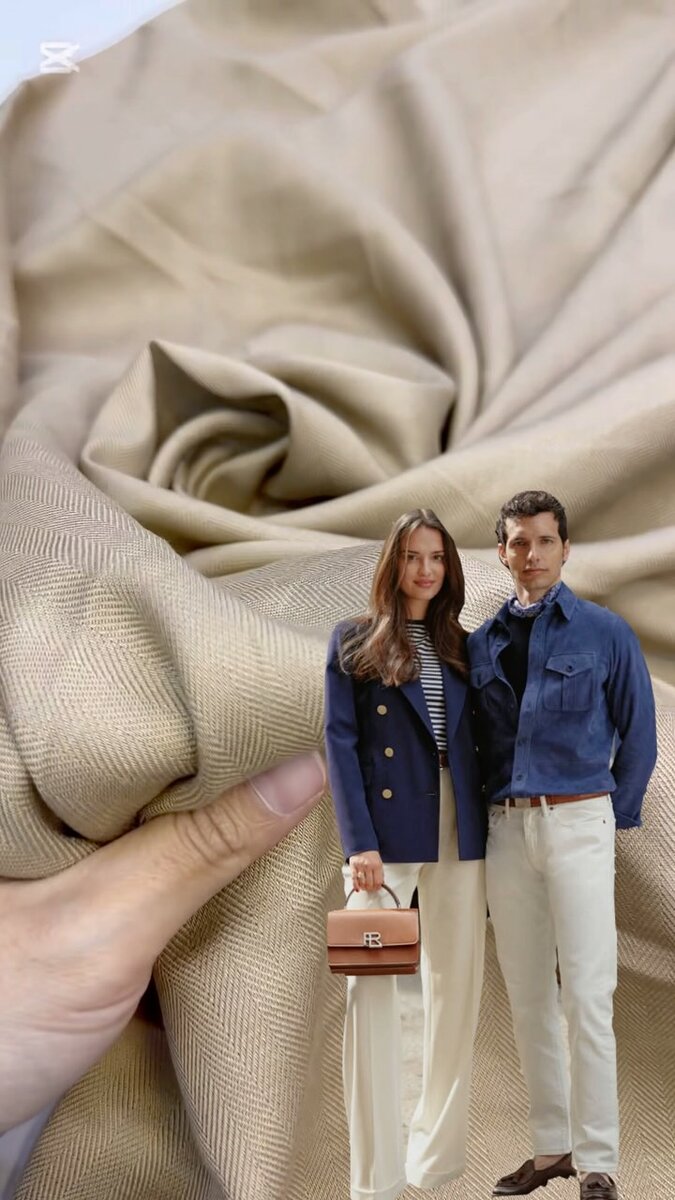 Красивая дышащая льняная ткань для пошива одежды