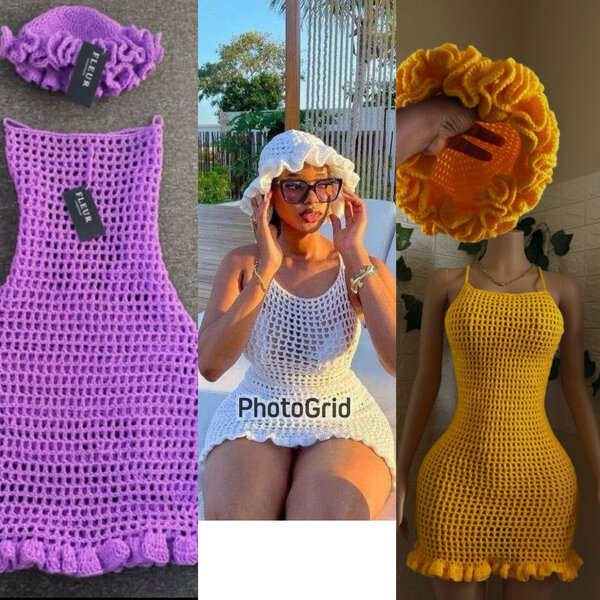 Robe Crochet Été Femme