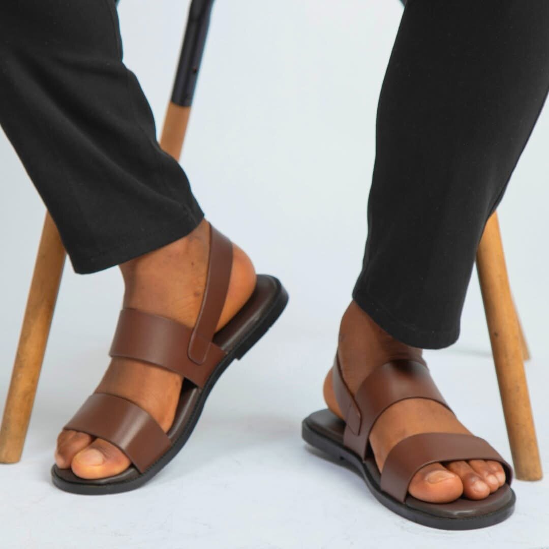 Sandales élégantes en cuir