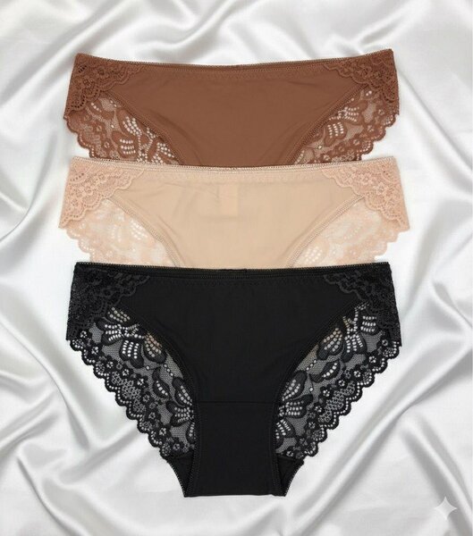 Lot de 3 culotte en dentelle