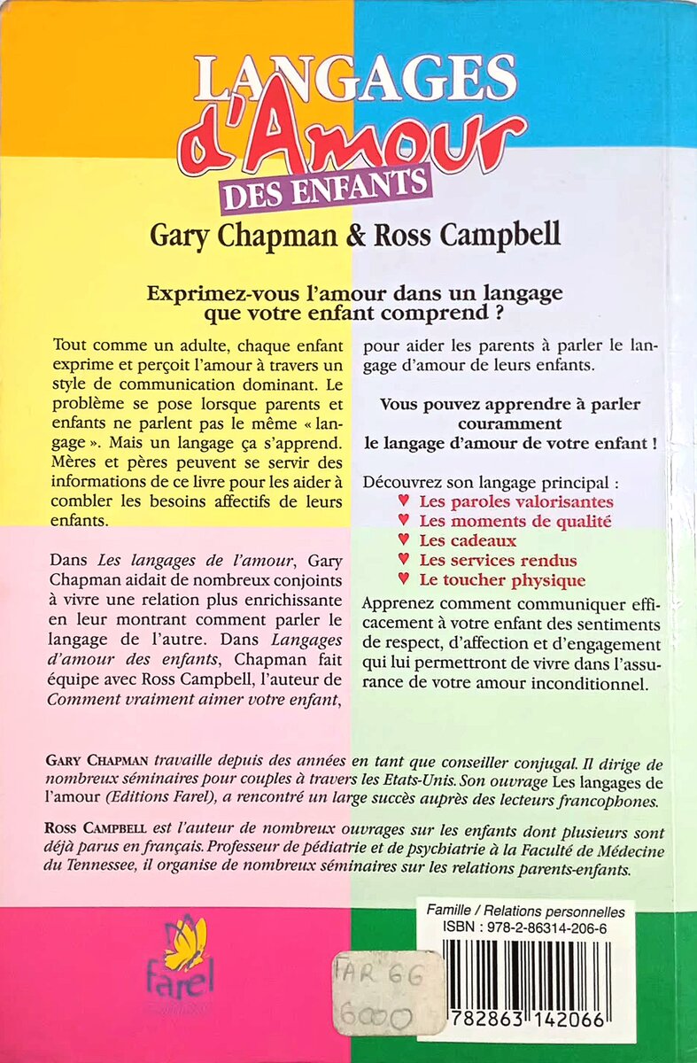 Langages d'Amour des Enfants