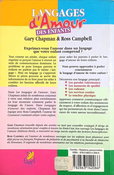 Langages d'Amour des Enfants