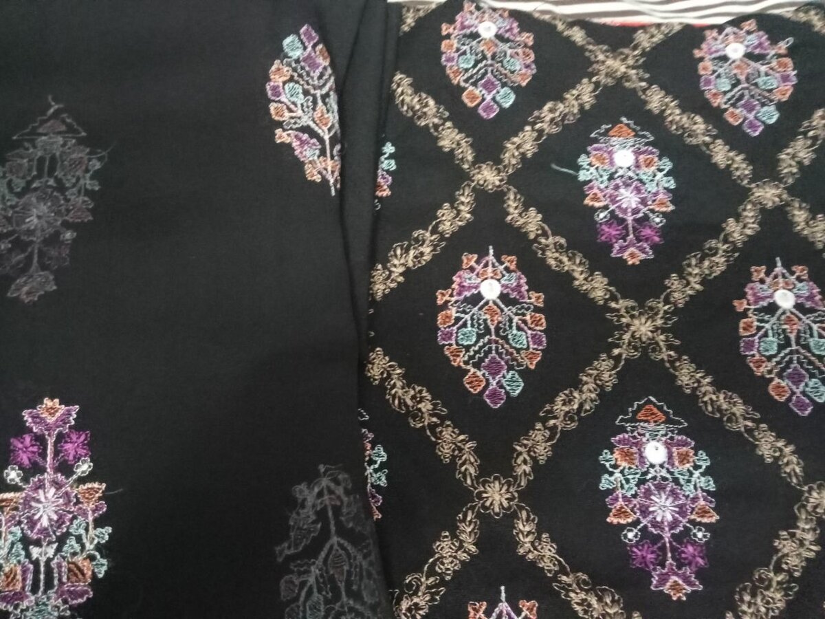 Shirt trousers and duppata