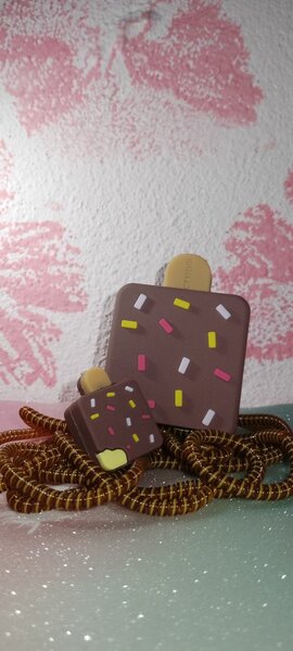 Protège chargeur glace marron