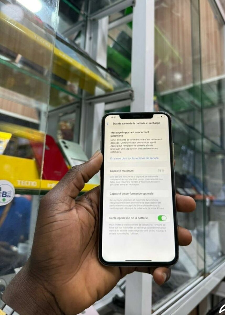 Smartphone iOS performant