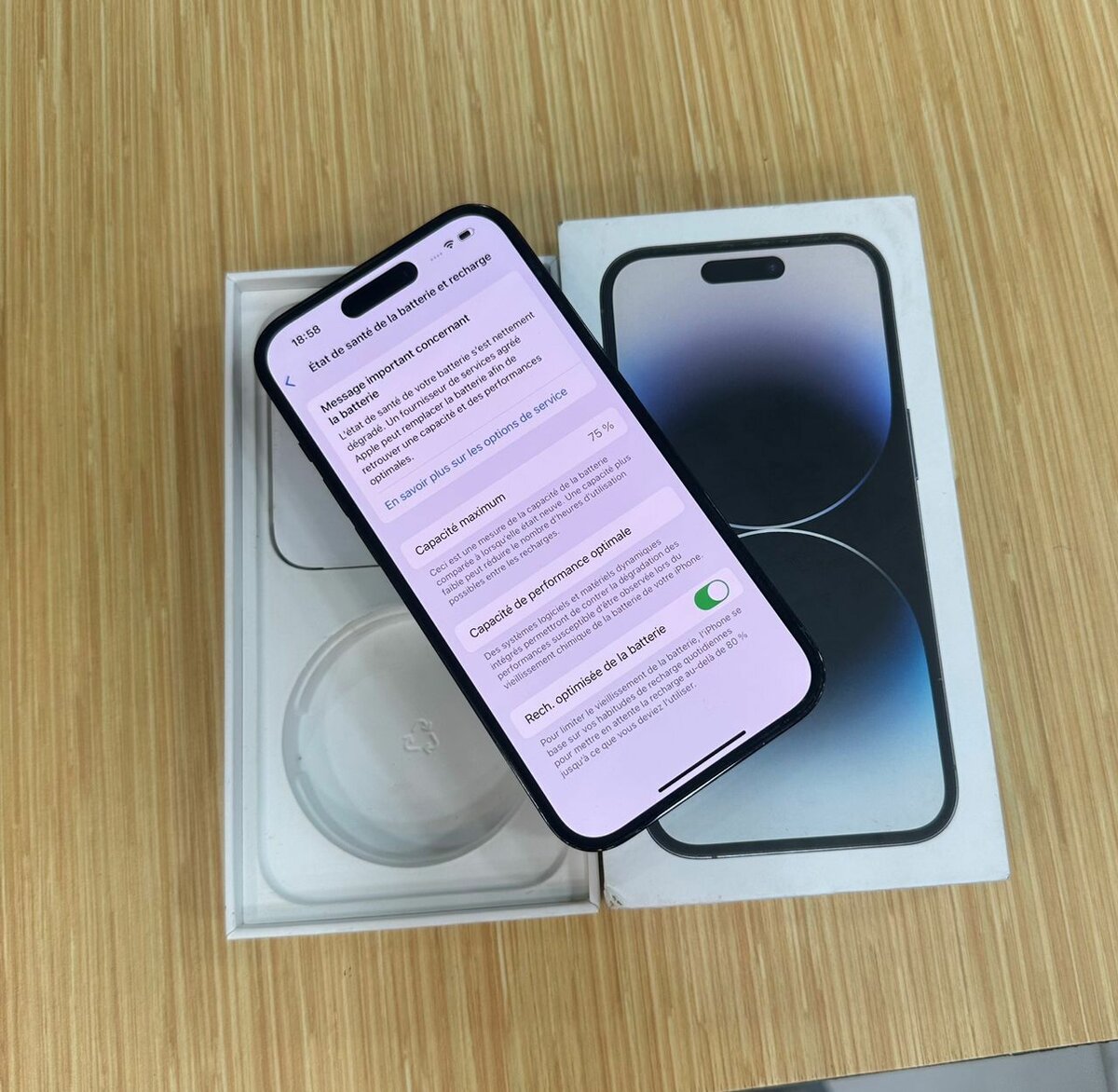 14 pro 128giga État 10/10 just