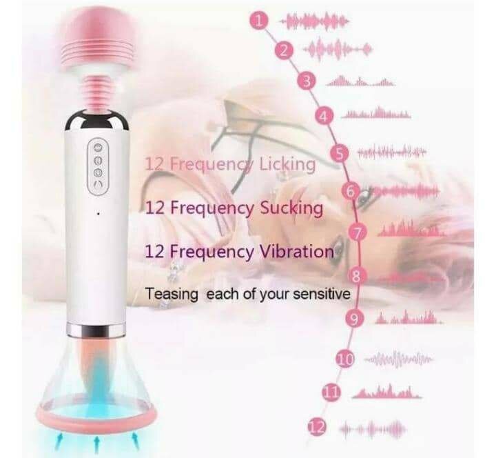 Vibromasseur multifonction étanche