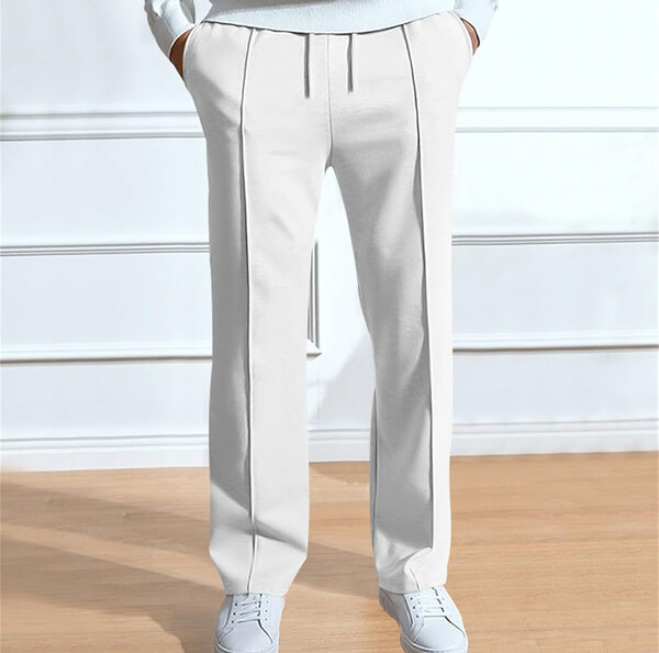 Pantalon élégant homme blanc