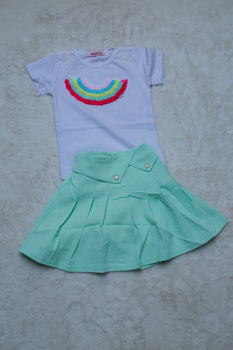 Ensemble T-shirt et Jupe Fille