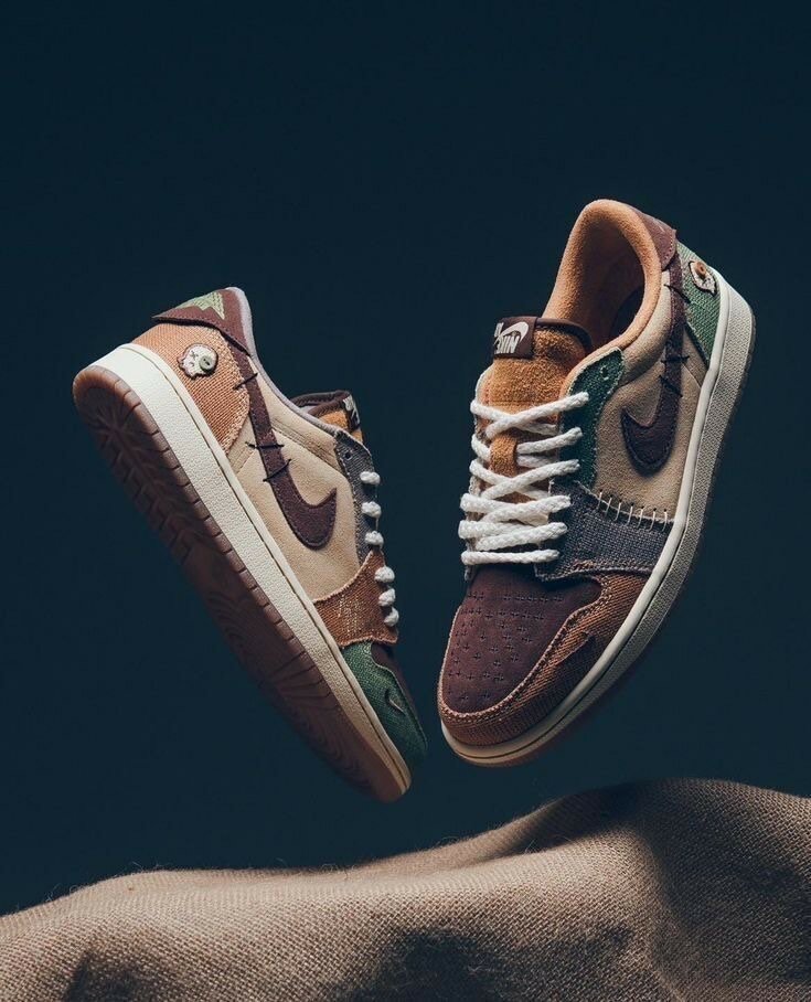 Sneakers tendance multicolores