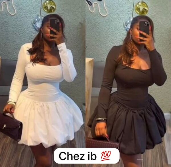 Robe élégante à manches longues