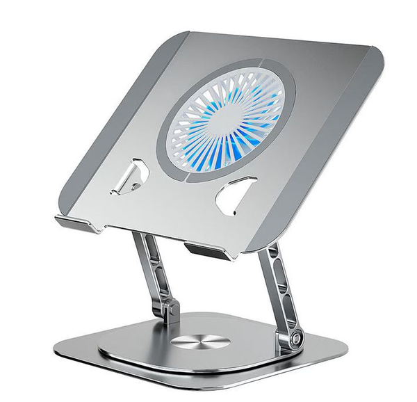 Rotating Laptop Stand with Cooling Fan