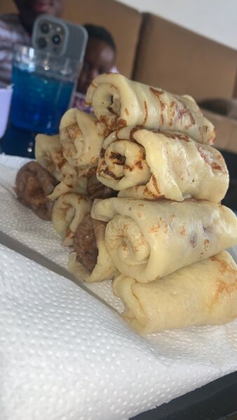 Crêpes roulées gourmandes