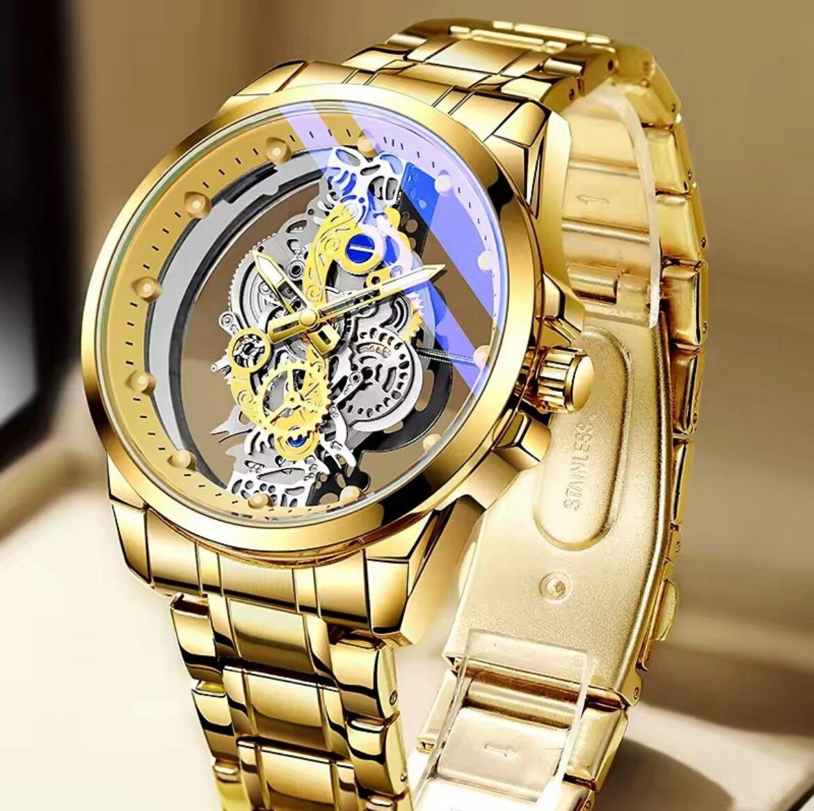 Montre Squelette Luxe Homme