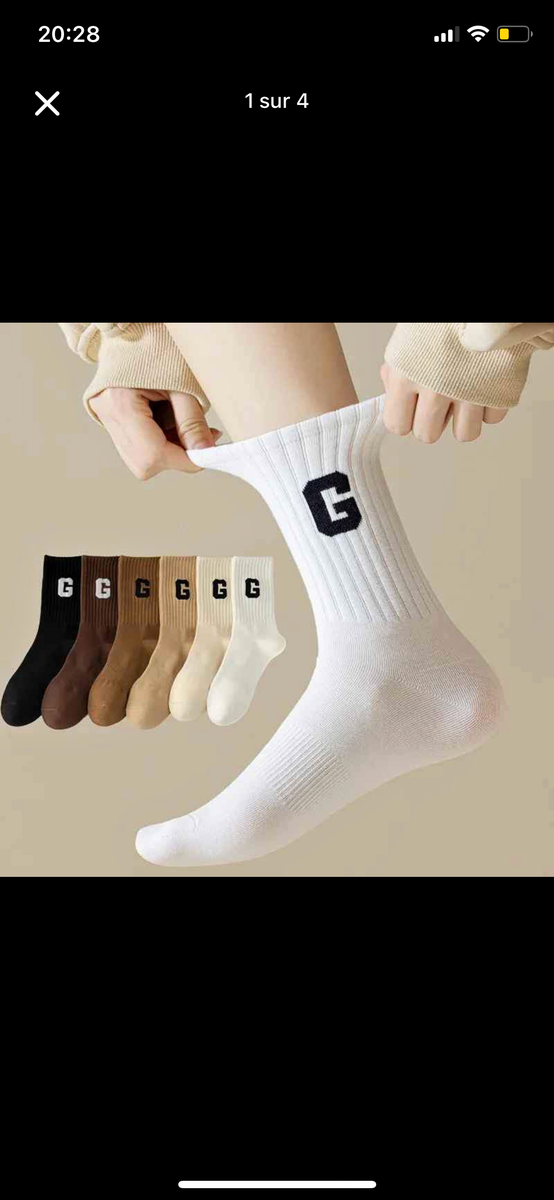 Chaussettes Unisexes Confort