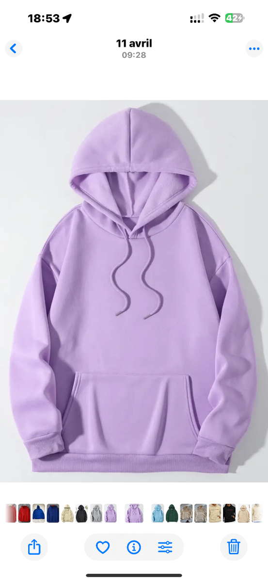 Sweat à Capuche Confort Unisexe